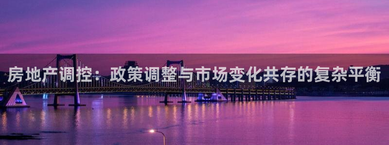 天狮娱乐扣72226：房地产调控：政策调整与市场变化共存的复