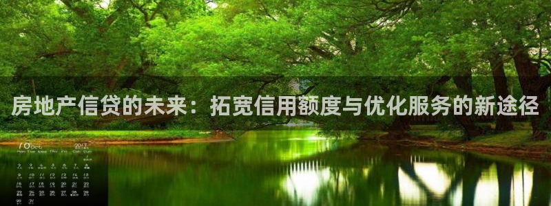 天狮娱乐问天神：房地产信贷的未来：拓宽信用额度与优化服务的新