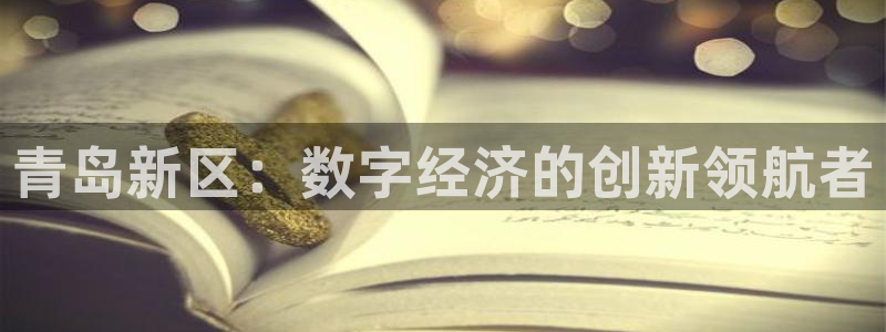 天狮娱乐 招商扣：青岛新区：数字经济的创新领航者