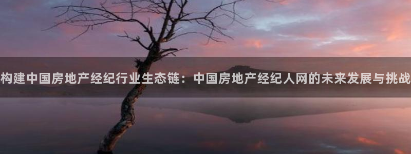 天狮娱乐去：构建中国房地产经纪行业生态链：中国房地产经纪人网