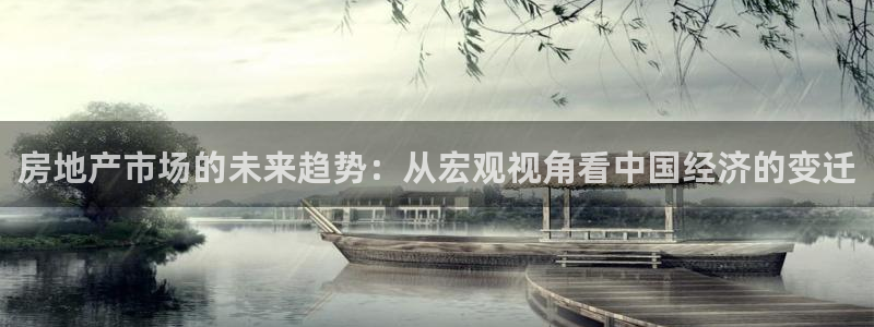 天狮娱乐注册官方网站：房地产市场的未来趋势：从宏观视角看中国