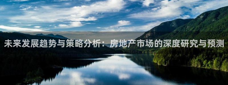 天狮娱乐招商80326：未来发展趋势与策略分析：房地产市场的